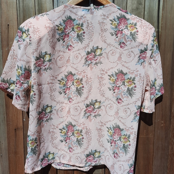 Vintage Floral Sheer Blouse - Picture 5 of 5
